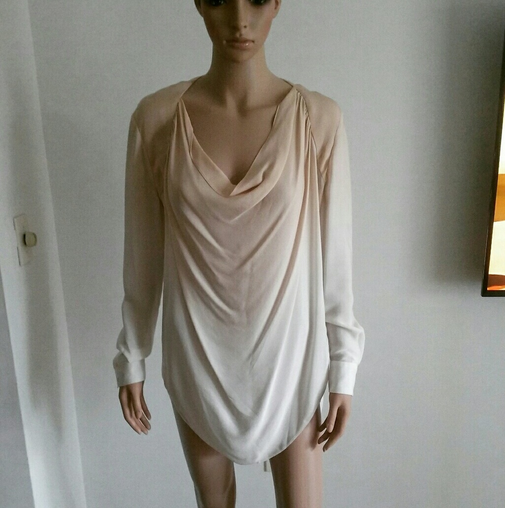 ❤️SOLD❤️ Haute Hippie Silk Ombre Blouse Sz M